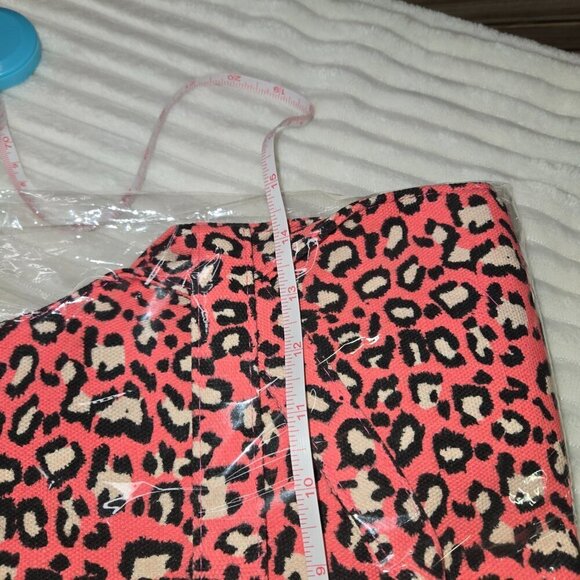 Leopard Print Canvas Tote - Picture 4 of 4